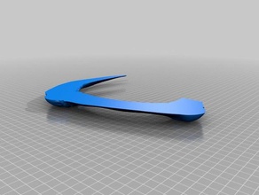 dragonclaw gancho de 40cm por separado juegos 3d print model - Mito3D
