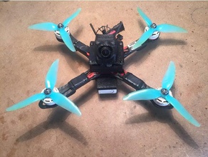 martian 2 race conversion hobby fpv 220mm frame ii miniquadcopter 3d print model - Mito3D
