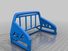 traxxas trx-4 sport rollbar headache rack rc vehicles bed roll bar trx 4 trx4 3d print model - Mito3D
