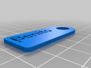 benito organizzazione personalizzato 3d print model - Mito3D