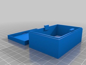 snap closed box 75x50 toy game accessories customized 3d print model - Mito3D