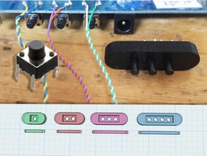 el tacto de la caja interruptores 6x6 herramientas botón menú micro mini empuje táctiles caminante tácticas 3d print model - Mito3D