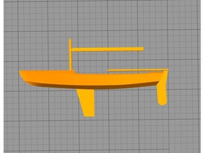 çulluk velero araç bot model modelo yelkenli yelken ölçekli 3d print model - Mito3D