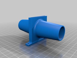 28-35mm blastgate dust extraction parts blast gate vacuum adapter 3d print model - Mito3D