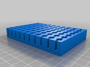 my customized hex bit holder tool holders boxes 3d print model - Mito3D