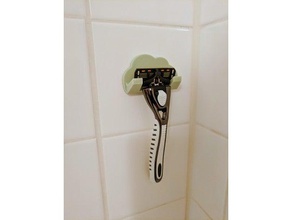 razor holder dollar shave club dsc bathroom 3d print model - Mito3D