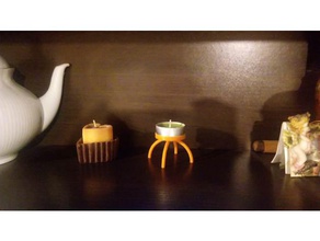 porte-bougie décor bougeoir bougies 3d print model - Mito3D