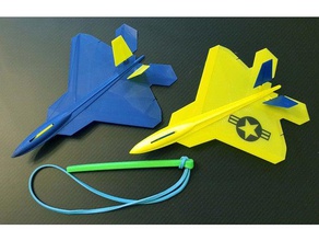 f22 raptor glider sport outdoors 3d print model - Mito3D