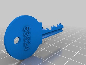 my customized uk key duplicator replacement parts 3d print model - Mito3D