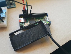 raspberry pi zero case gpio opening electronics access pins rpi 3d print model - Mito3D
