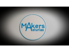 makers asturias logo signs logos 3dprinted 3dprinter 3dprinting aviles gijon impresin3d oviedo 3d print model - Mito3D