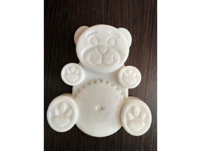 jelly gummy bearsoap size models 3d print model - Mito3D