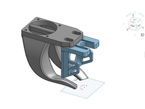 tevo tarantula hotend camada fan de 40mm 3d a impressora os acessórios fã montagem ventilador duto do atualização 3d print model - Mito3D