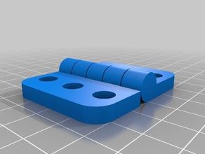 mi personalizados paramétrico de la bisagra partes 3d print model - Mito3D