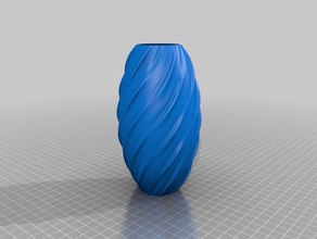 vaso spirale vazo kamera casa cucina aksesuar başına parti scultura la 3d print model - Mito3D