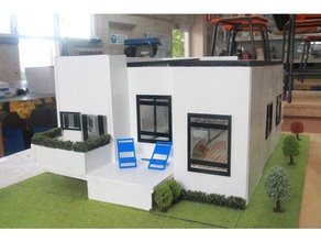 bauhaus-katz-Haus in tel aviv Gebäude Strukturen bauhuas israel 3d print model - Mito3D