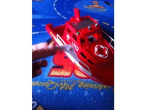 playmobil feuerwehr de arranque juguete juego accesorios barco la aleta el bombero perdido parte 3d print model - Mito3D