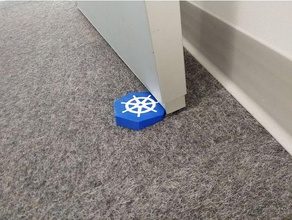kubernetes doorstop dual extrusion household k8s 3d print model - Mito3D