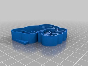 elefante cortador de galletas cocina comedor cortagalletas el molde para 3d print model - Mito3D