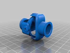 universal joint automotive chassis parts hot rod old car 3d print model - Mito3D