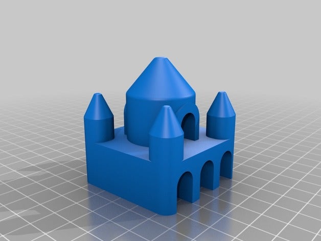 Garnelen Burg Haustiere aquarium tank 3D print model - Mito3D
