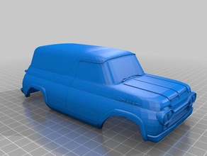 ford panel truck openz hobby 3d print model - Mito3D