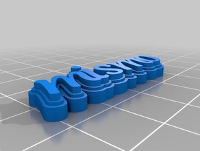 mismo zucchini Schlüsselanhänger angepasst 3d print model - Mito3D