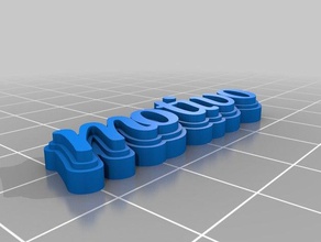 motivo zucchini Schlüsselanhänger angepasst 3d print model - Mito3D