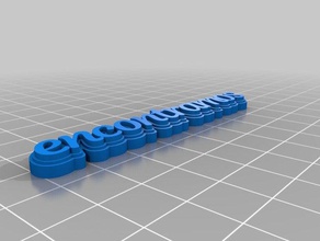 encontramos zucchini Schlüsselanhänger angepasst 3d print model - Mito3D