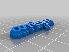 amigos zucchini Schlüsselanhänger angepasst 3d print model - Mito3D