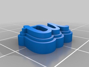 tu kabak Anahtarlık özelleştirilmiş 3d print model - Mito3D