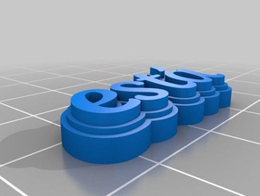 est&aacute calabacín llaveros personalizado 3d print model - Mito3D
