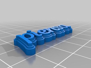 piensa zucchini Schlüsselanhänger angepasst 3d print model - Mito3D