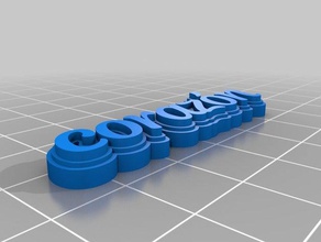 coraz&oacuten zucchini Schlüsselanhänger angepasst 3d print model - Mito3D