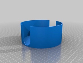 customized cylindrical holder 125mm containers 3d print model - Mito3D