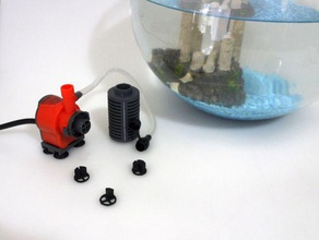 absolute flow limiter small chinese aquarium pumps pets 3d print model - Mito3D