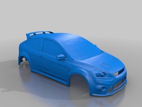 ford focus rs de 2011 rc veículos 3d print model - Mito3D