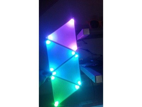 nonalaef uararo diy Impressora 3d adrian anet e12 arduino art digital electric esp8266 led liehner light mqtt nodemcu openhab panel shape smarthome triangle wall ws2812b 3d print model - Mito3D