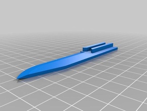 pen spring off blade accessories 3d print model - Mito3D