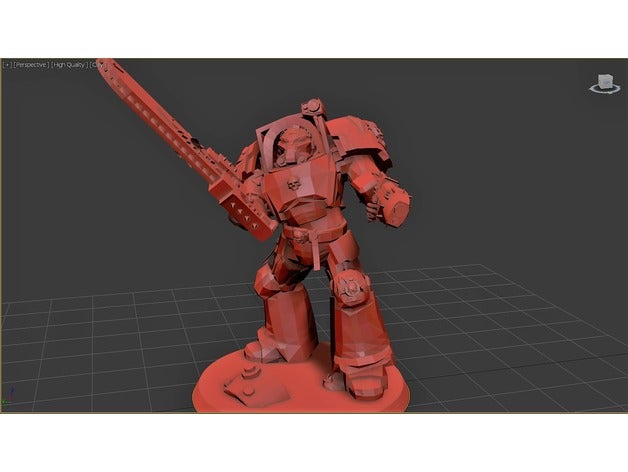 blood angels terminator games 28mm boardgame sculpture space marine warhammer warhammer40k 40000 40k 3D print model - Mito3D
