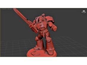 la sangre ángeles terminator juegos 28mm boardgame escultura space marine warhammer warhammer40k 40000 40k 3d print model - Mito3D