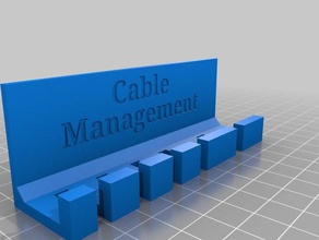 kablo yönetim tepsi organizasyon 3d print model - Mito3D