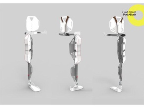 cre-008 alt ekstremite dış iskelet huced despro onun insanlar lowerlimb inme sonrası 3d print model - Mito3D