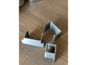 ıkea veberod raf çekmece klipleri OKB flareups önler ev mobilya hack 3d print model - Mito3D