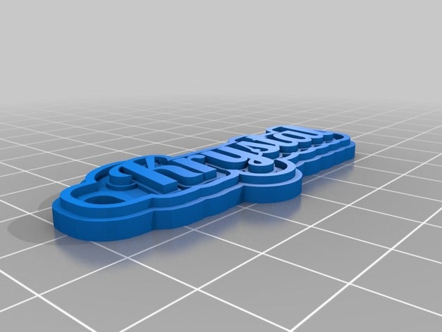 olivia de porte-clés personnalisé 3D print model - Mito3D