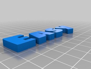 fácil signmar outros personalizado 3d print model - Mito3D