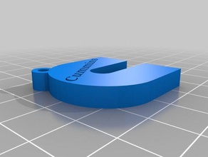 cummins keychain 3d printing 3d print model - Mito3D