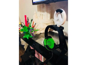 overwatch headphone stand 3d stampa 3d print model - Mito3D