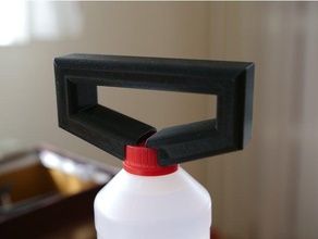 opener bottle safety lock household chemistry 3d print model - Mito3D