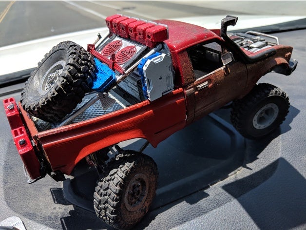 wpl 14 roll cage 3d printing 3D print model - Mito3D